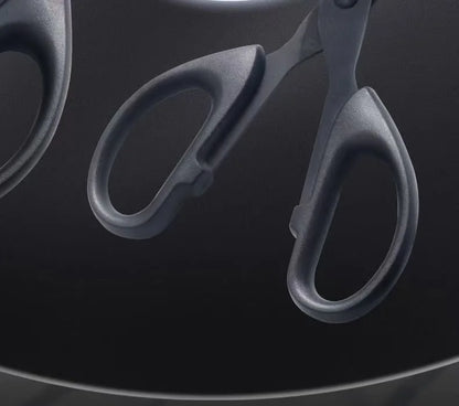 Black Blade Scissors, Sharp Multi-Color Household & Office Small Scissors, Paper Cutting Stationery for Handmade Crafts DIY Beauty World Shop
