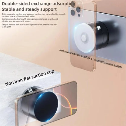 Foldable Phone Stand Strong Magnetic Car Phone Holder Dashboard Phone Holder 360° Rotating Vacuum Suction Cup GPS Bracket in Car Beauty World Shop