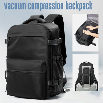 Vacuum Backpack Travel Bag for Men Large Capacity Backpack Business Laptop Backpack Women Men Expandable Backpack School Bag Beauty World Shop