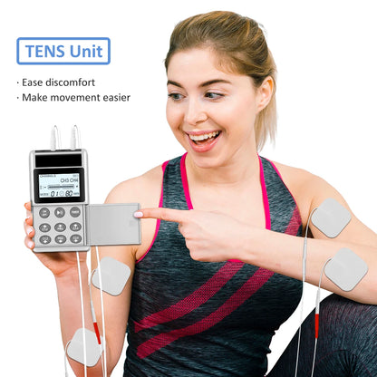 4 Channel TENS PMS Unit 15Mode Muscle Stimulator for Pain Relief Rechargeable TENS Machine Electronic Acupuncture Pulse Massager Beauty World Shop