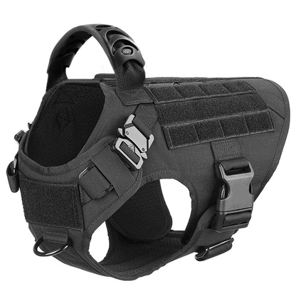 Military Large Dog Harness Training Pet Vest for French Bulldog German Shepherd Malinois Tactical Harnesses For Dogs Accessories Beauty World Shop