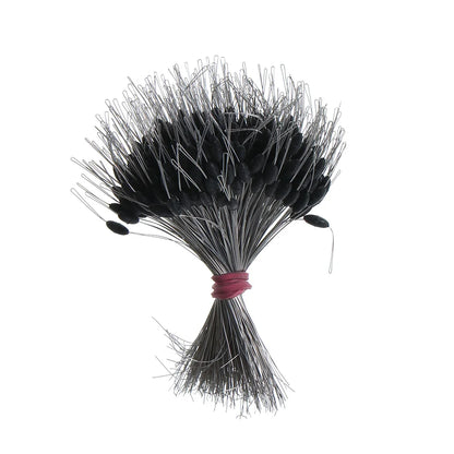 300Pcs Silicone Space Bean Oval Stopper Bobber Profession Fishing Float Resistance Anti-Strand Fish Line Fishing Gear Beauty World Shop