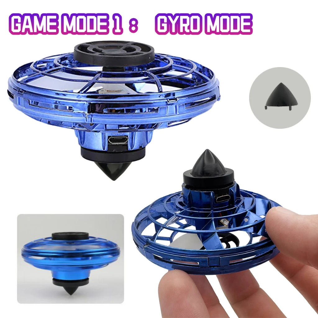 NEW LED Flying UFO Spinner Fingertip, Upgrade Flight Helicopter Gyro Flyorb Hover Ball, Mini Drone Aircraft Toy, Christmas Gift Beauty World Shop