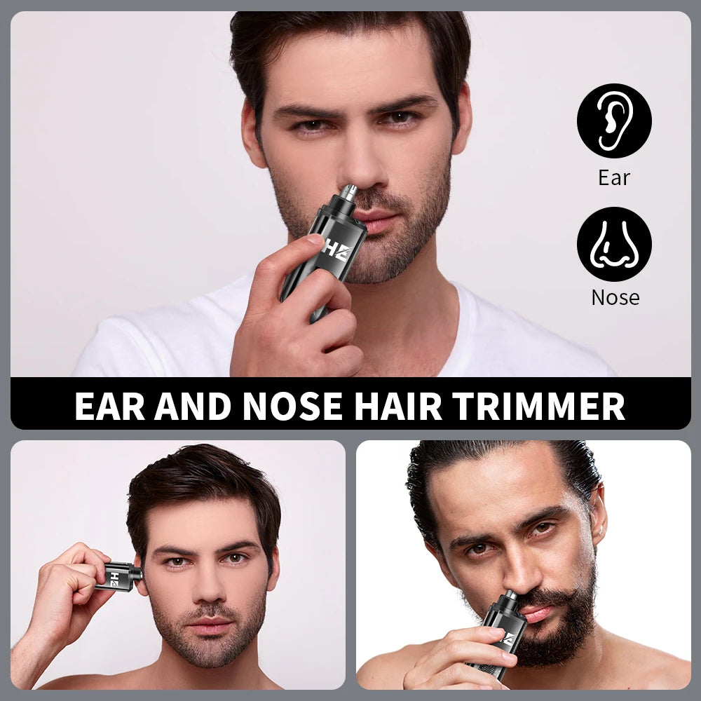 Electric Nose Hair Trimmer Clipper Rechargeable Multi-kinetic Shaving Unisex Automatic Washable Personal Care Appliances Beauty World Shop