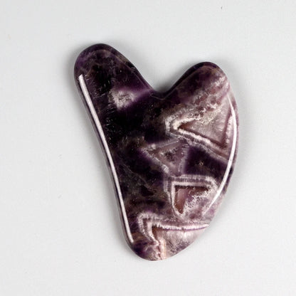 Heart Guasha Stone Face Rose Quartz Jade Massage Tool Chin Nose Lifting Firming Scraping Board Massage Facial Health Care Skin Beauty World Shop