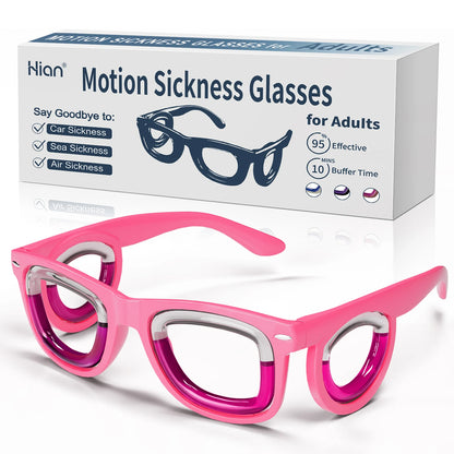 Anti-Motion Sickness Glasses | Ultra-Light Ergonomic Design for Cars/Travel/Cruises | Portable Nausea Relief Beauty World Shop