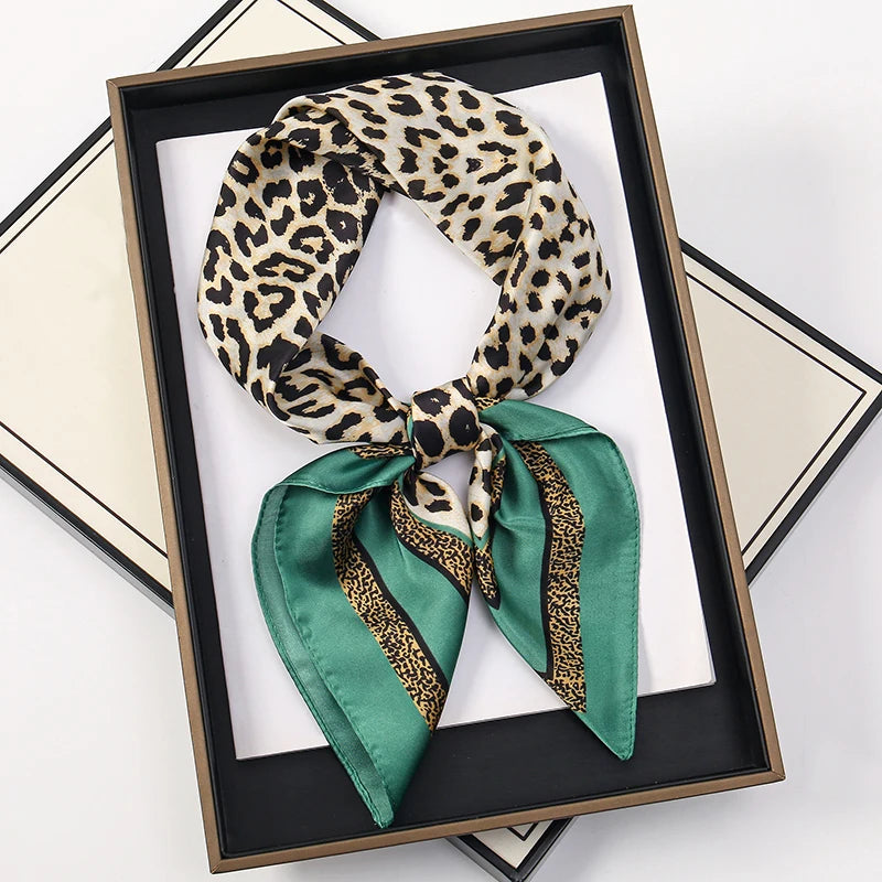 60Colors Luxury Scarf Women 70*70Cm Silk Feel Square Hair Wrapping Foulard Satin Shawl Big Size Head Bandana Hijab Handkerchief Beauty World Shop