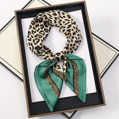 60Colors Luxury Scarf Women 70*70Cm Silk Feel Square Hair Wrapping Foulard Satin Shawl Big Size Head Bandana Hijab Handkerchief Beauty World Shop