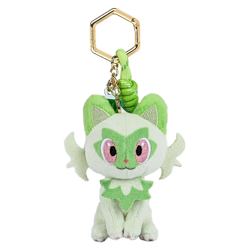 Original Anime Pokemon Kawaii Pikachu Keychain Gengar Mew Jigglypuff Mimikyu Stuffed Toy Cute Plush Keyring Doll Pendant Gift Beauty World Shop