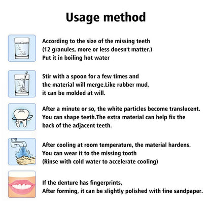 10g-30g Temporary Tooth Repair Kit Teeth And Gaps FalseTeeth Solid Glue Denture Adhesive Teeth Whitening Tooth Beauty Tool Beauty World Shop