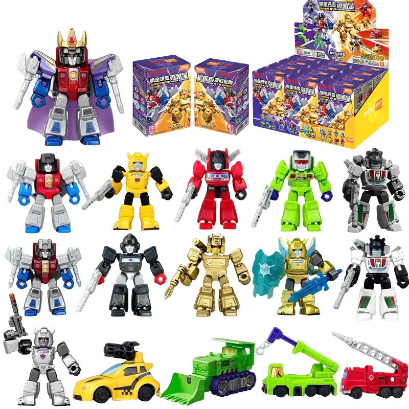 Blokees Transformation Optimus Shockwave Prime Megatron Starscream Bumblebee Anime Figure Robot Assembly Toys Blind Box Gifts Beauty World Shop