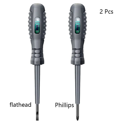 Multifunctional Electrician Test Screwdriver AC Non-contact Induction Test Pen Voltage Tester 70-600V Red Green Induction Lights Beauty World Shop