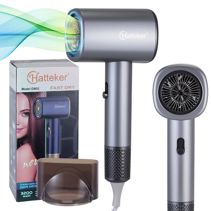 6-Level Professional Hair Dryer Salon Industrial Grade Quick Drying High Temperature Hair Styling Tool Barbecue for Home