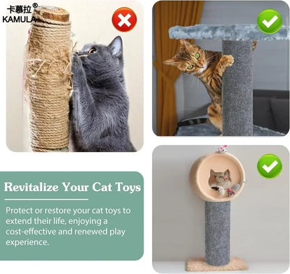 Self-Adhesive Cat Scratching Board Trimmable Cat Carpet Mat Anti Cat Scratcher Furniture Couch Corner Indoor Sofa Wall Protector Beauty World Shop