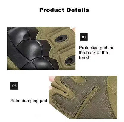 Men's and Women's Outdoor Mountaineering Hiking Wear-resistant Gloves Cycling Fitness Protective Gloves Beauty World Shop