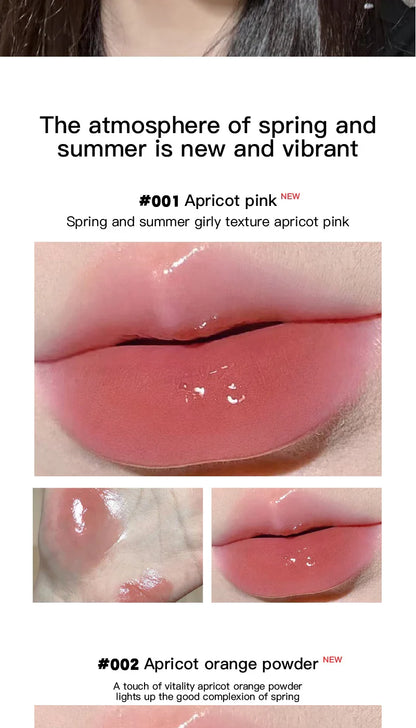 HERORANGE Meow Whisper Mirror Lip Gloss - Moisturizing Long-Lasting, Water-Glossy, Perfect for Spring/Summer Beauty Trend Shop