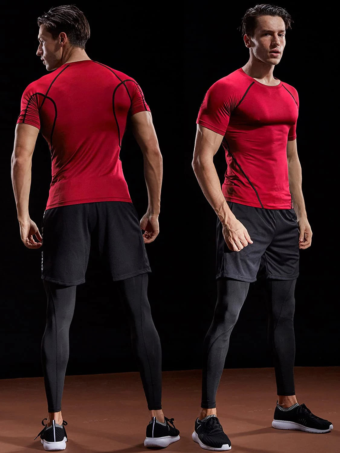 2026 Compression T Shirt Men Summer Sportswear Running T-shirt Elastic Quick Dry Sport Tops Tee Athletic Gym Workout Shirts Men Beauty World Shop