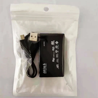 Usb 2.0 Mini Memory Card Reader, Multifunctional All In One Card Reader,, 480mbps, Tf, M2, Xd, Cf, Micro Sd Beauty World Shop