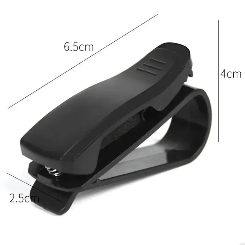 2PCS Universal Car Auto Sun Visor Glasses Box Sunglasses Clip Card Ticket Holder Fastener Pen Case Eyeglasses Clips Accessories Beauty World Shop
