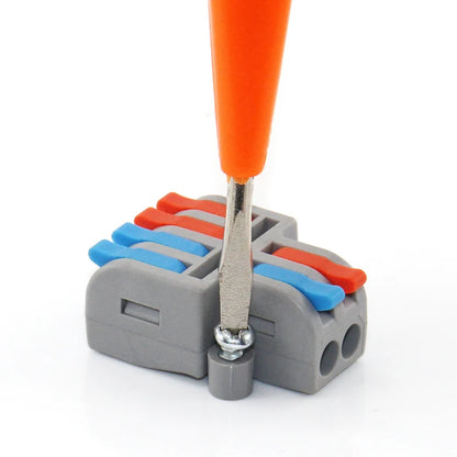 10/30/50 PCS Mini Fast Wiring Cable Connectors Universal Compact Splitter Electrical Conductors Push-in Home Terminal Block Beauty World Shop