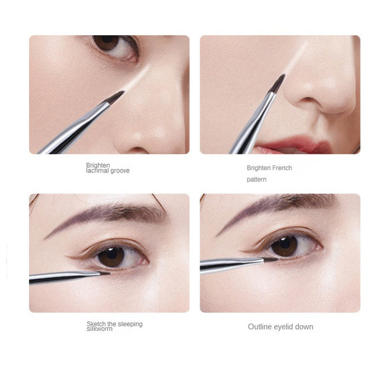 Karsyngirl 2/5Pc Upgrade Blade Eyeliner Brush Ultra Thin Fine Angle Flat Eyebrow Brush Under The Eyes Place Precise Detail Brush Beauty World Shop