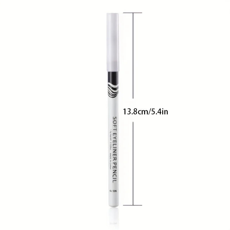 Wooden Rod White Inner Eyeliner Pen Eyelid Under Crease Pen Matte White Pen Beauty Eyeliner Easy Coloring Beauty Trend Shop