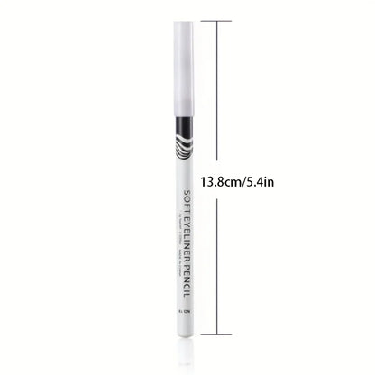 Wooden Rod White Inner Eyeliner Pen Eyelid Under Crease Pen Matte White Pen Beauty Eyeliner Easy Coloring Beauty Trend Shop