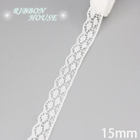 (5 yards/roll) white Lace ribbon fabric Webbing Decoration Lovely gift packing polyester Material Home Accessories Store