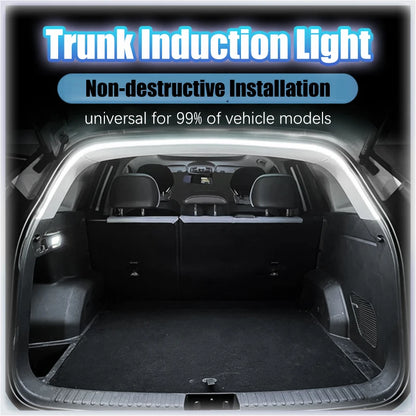 Car Trunk Led Light Strip Waterproof PVC Flexible Ambient Light Strip Automatic On/Off Hidden Installation Universal for Suv/Mpv Beauty World Shop