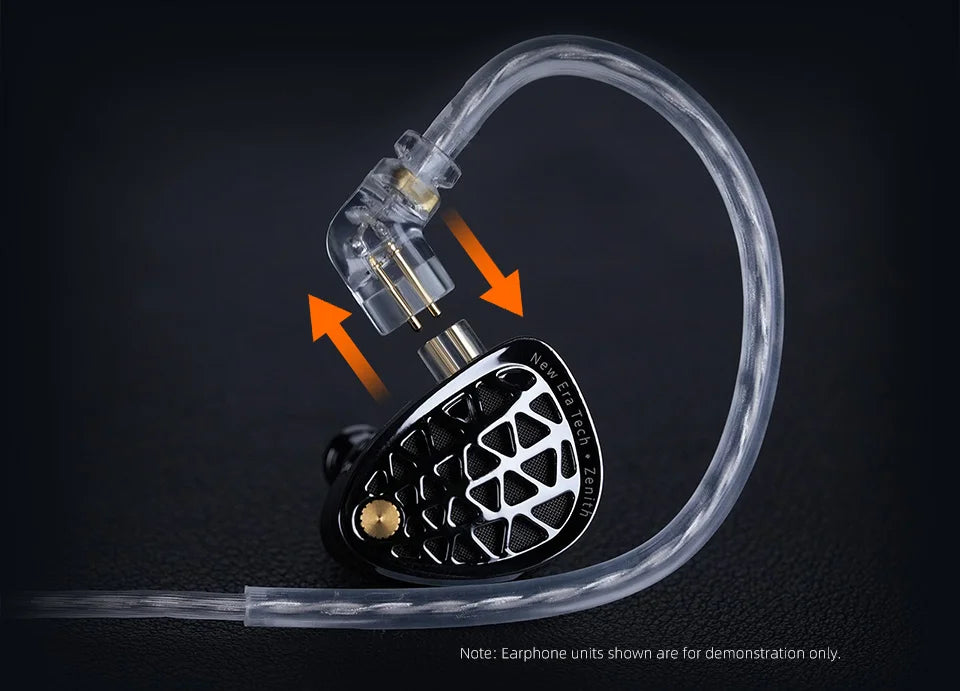  KZ M2 Dual Silver-Plated Upgrade Cable , High-definition With Dual Mic USB Type-C Earphone Upgrade Cable