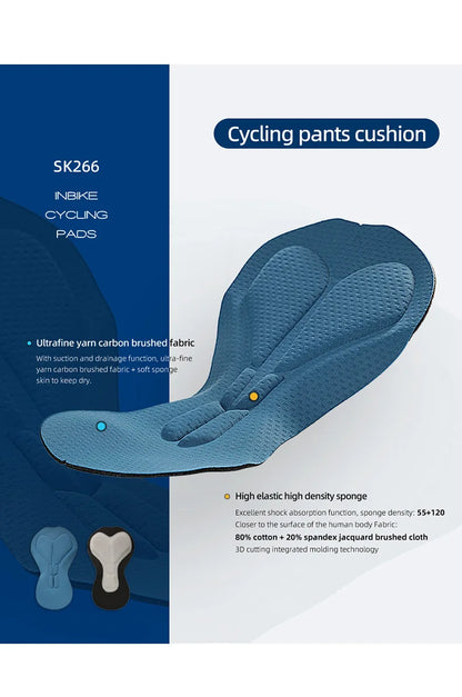 INBIKE Pro Summer Men's Cycling Shorts Bicycle Pants Shock-absorbing Cycling Clothing Mountain Road Bike Tousers With pocket Beauty World Shop