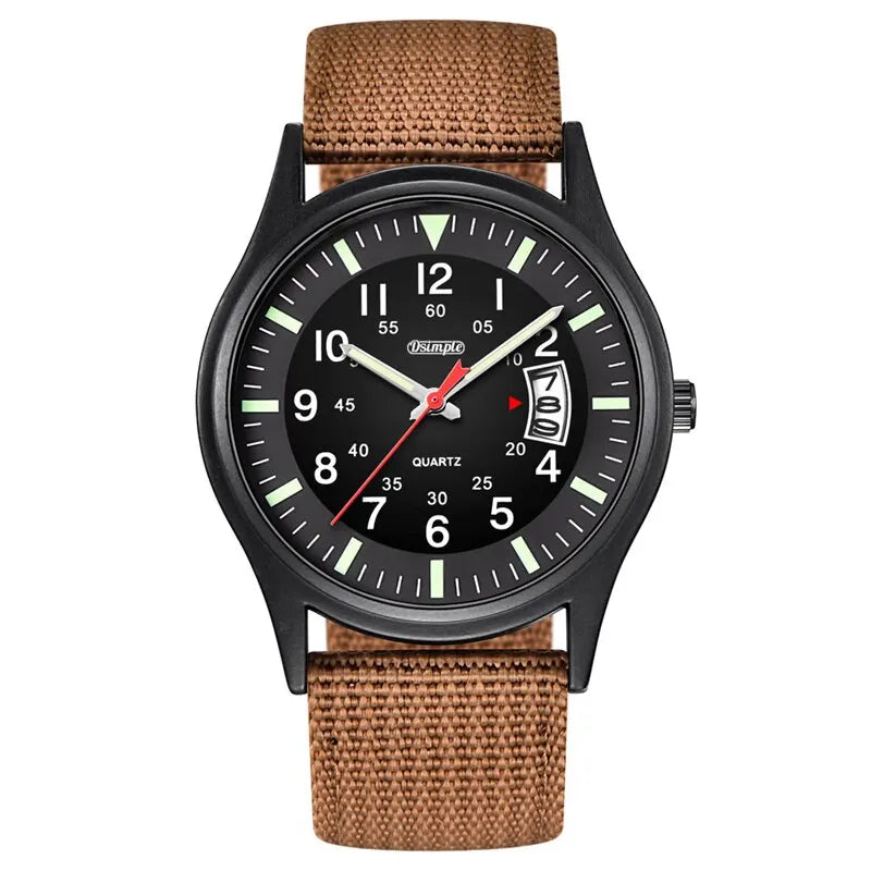 Reloj Hombre 2023 Fashion Mens Nylon Watches Luxury Men Army Military Quartz Watch Calendar Date Wristwatch Relogio Masculino Beauty World Shop