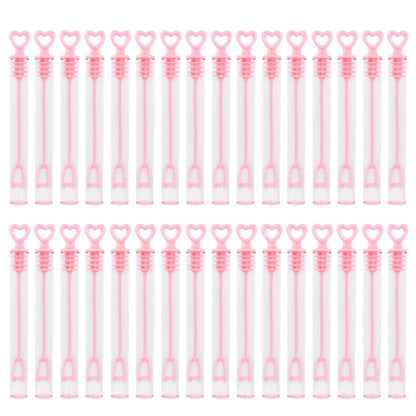 10-50pcs Colorful Bubble Soap Bottle Heart Wand Empty Tube Kids Birthday Party Favors Pinata Filler Toys Wedding Gifts for Guest Beauty World Shop