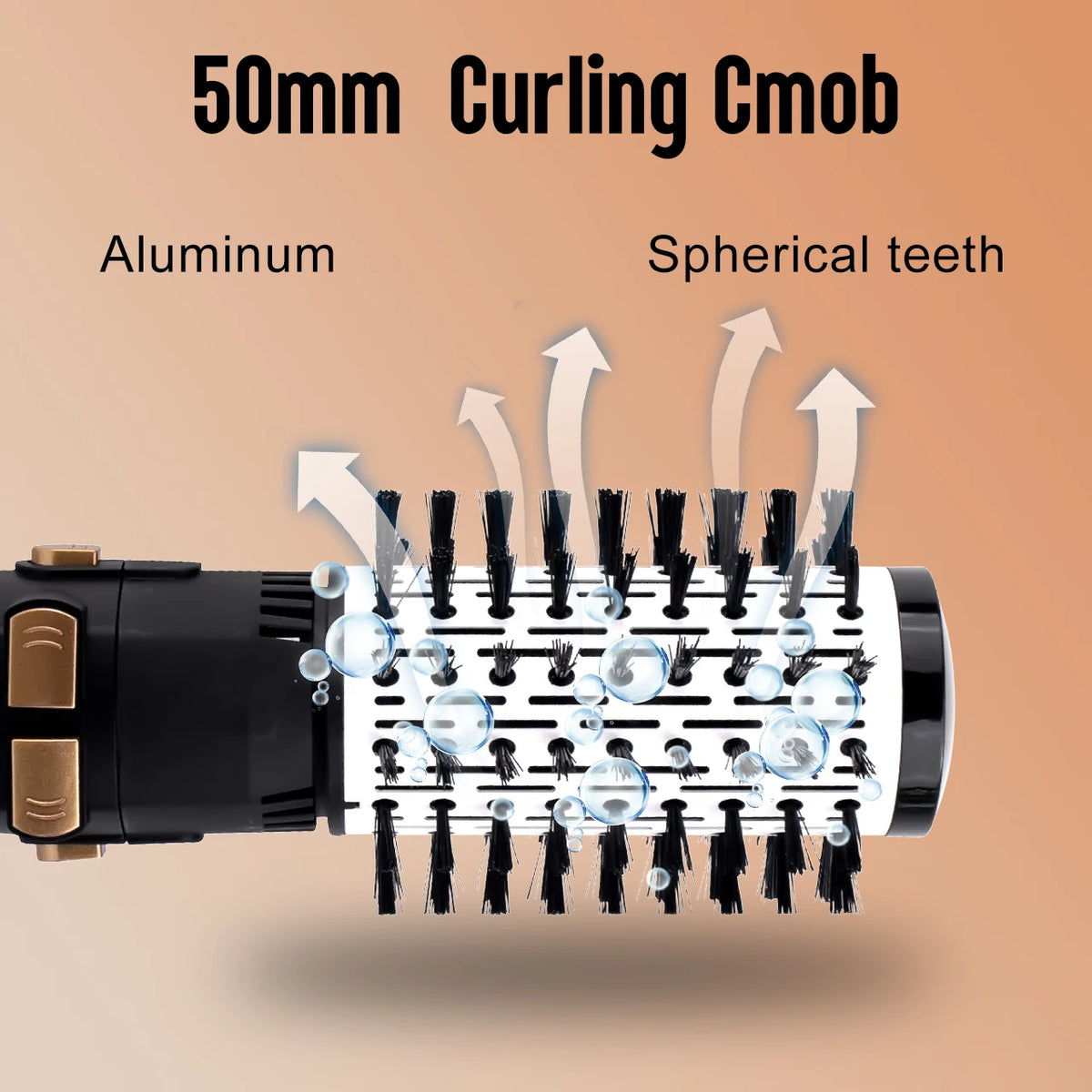 Hatteker EU 4-Head Hair Dryer Hot Air Brush Strong Wind Electric Straightener Curler Roller Comb Blower Styling Tool for Women Beauty World Shop