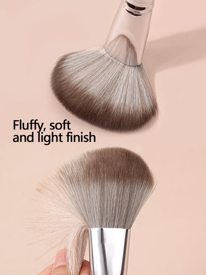 1pcs high quality fluffy soft large powder brush powder blusher brush repair brush multi-function beginner makeup brush tool Beauty World Shop