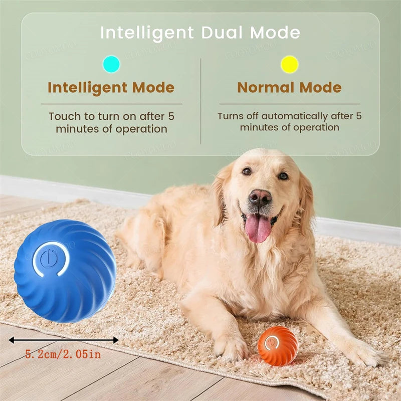 Smart Dog Toys Ball Electronic Interactive Pet Toy Moving Ball USB Automatic Moving Bouncing for Puppy Birthday gift Cat Product Beauty World Shop