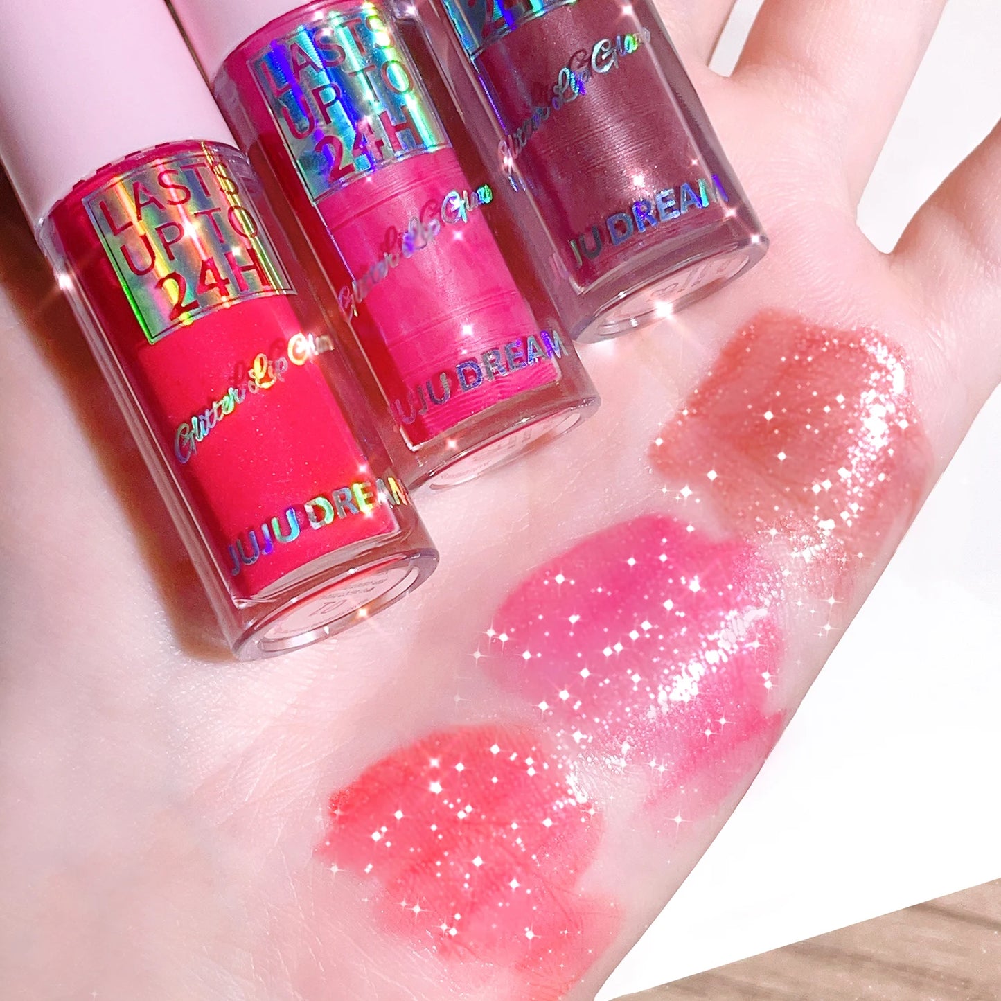 Sparkling Gloss Lip Balm – Water-Gloss Mirror Finish, Moisturizing, Hydrating, Non-Sticky, Cup-Proof, Plump Lips Beauty World Shop