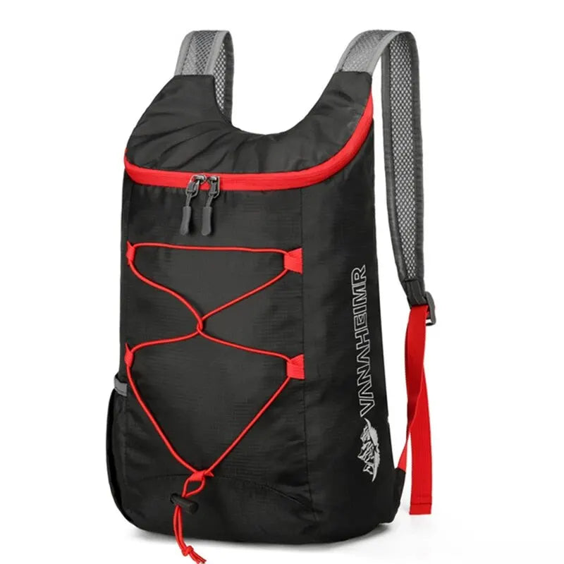 Multifunctional Outdoor Folding Backpack High Density Lightweight Waterproof Nylon Fabric Sports Bag for Camping Hiking Travel Beauty World Shop