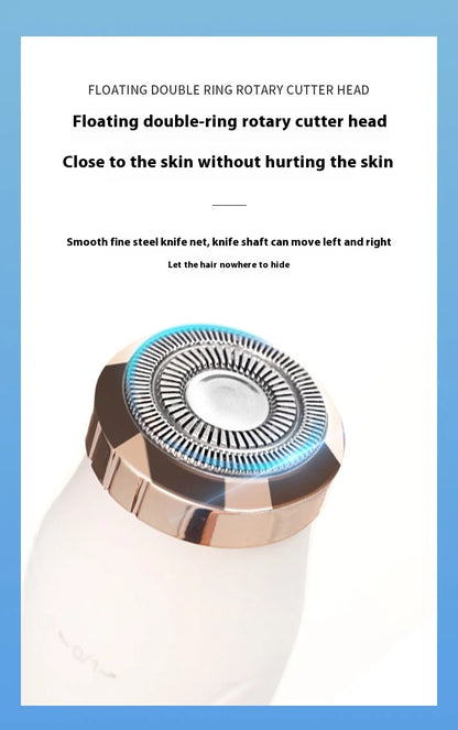 Women Electric Shaver Waterproof Painless Hair Trimmer for Bikini Body Legs Face Underarms Hair Removal Cordless Beauty World Shop