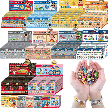 Crayon Shin-Chan Anime Figures Creative Peripheral Dinosaur Diary Baby Rice Grains Doll Model Blind Boxs Toys Children's Gifts Beauty World Shop