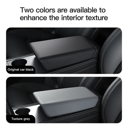 YZ For Tesla Model 3 Y Highland Juniper Car Center Console Armrest Pad Soft Case Central Armrest Box Cover 2026 Auto Accessories Beauty World Shop