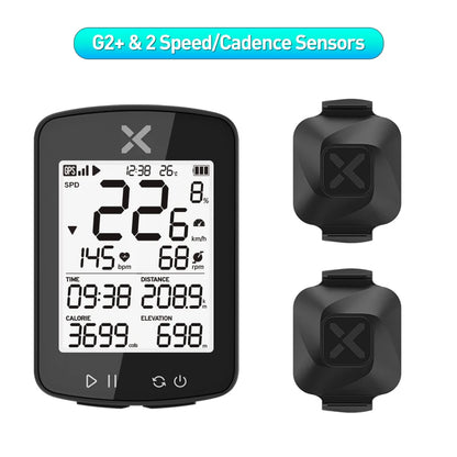 XOSS G2 Plus Bike Computer Wireless GPS Cycling Speedometer Waterproof ANT+ Cadence Speed Smart Bicycle Odometer Roadbike MTB Beauty World Shop