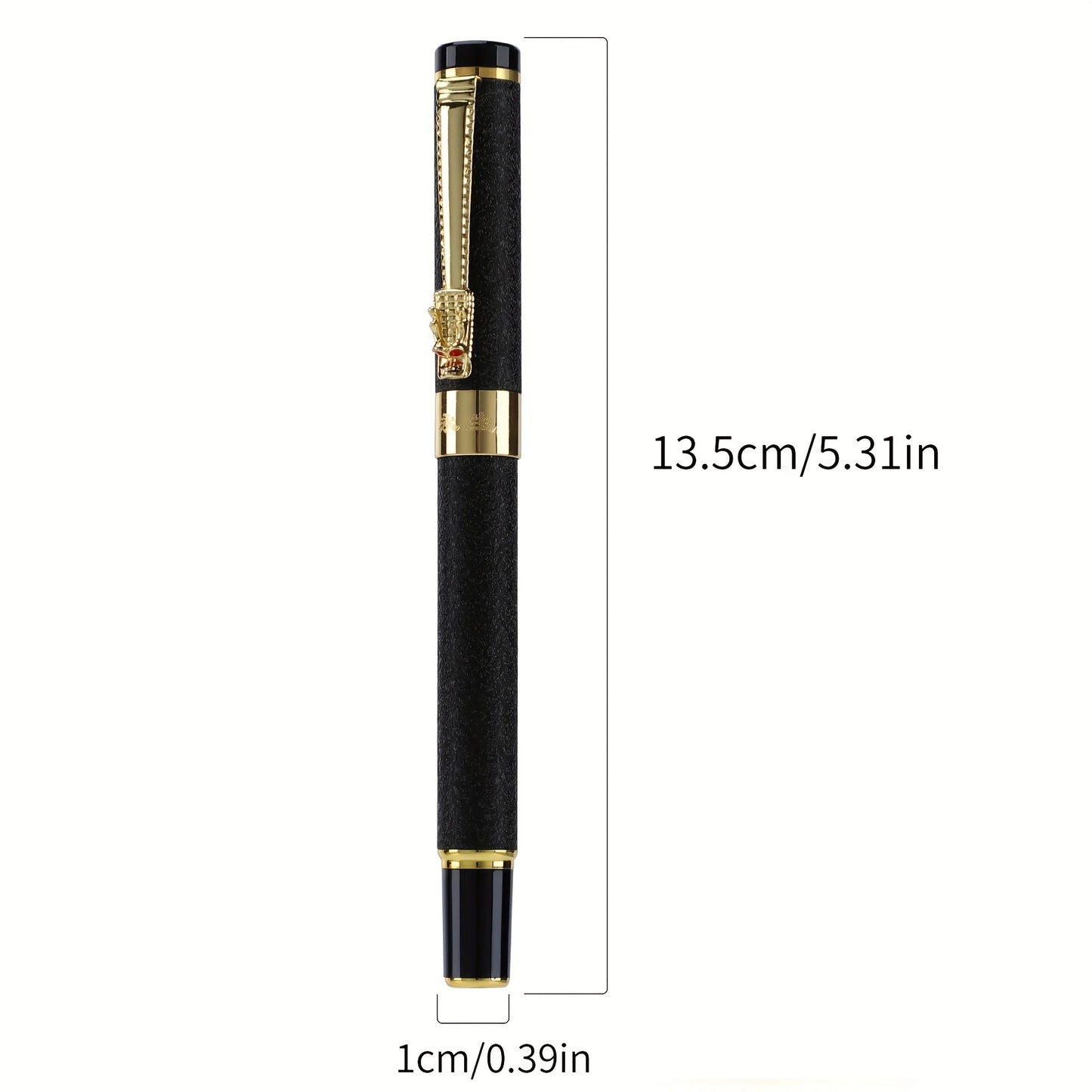 1 Pc Scrub Metal Pen, Lridium Tip Medium size 0.5mm, Office School Students for Men and Women Daily Writing Best Fountain Pen, Beauty World Shop