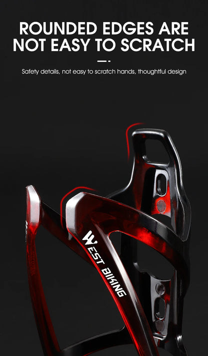 WEST BIKING Bicycle Water Bottle Cage Colorful Gradient Cycling Bottle Holder Ultralight MTB Road Bike Water Bottle Bracket Beauty World Shop