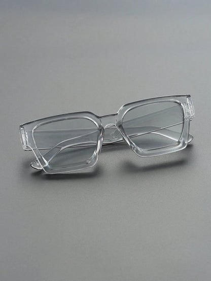 1/2 PC S Classic Fashion Square Plastic Frame Women Sunglasses For Men Daily Life Shades Eyewear Accessories. Beauty World Shop