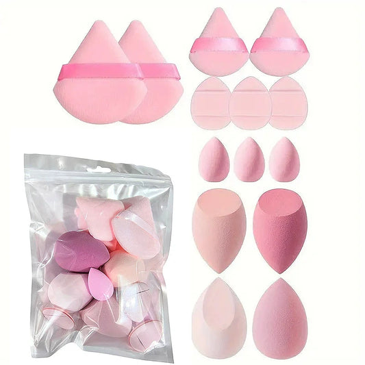 4/14Pcs Makeup Sponge Cosmetic Blender Beauty Egg Foundation Sponges Puff  Powder Puffs Make Up Accessories Women Makeup Tools Beauty World Shop