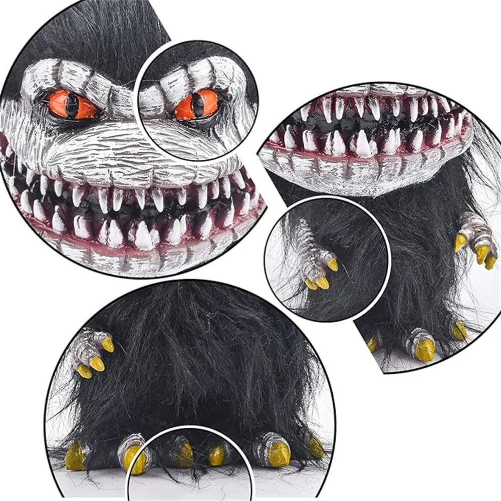 Alien Monster Doll Prop Creepy Plush Doll Horror Movie Alien Prisoner Stuffed Toy Funny Ugly Critters Halloween Party Decoration Beauty World Shop