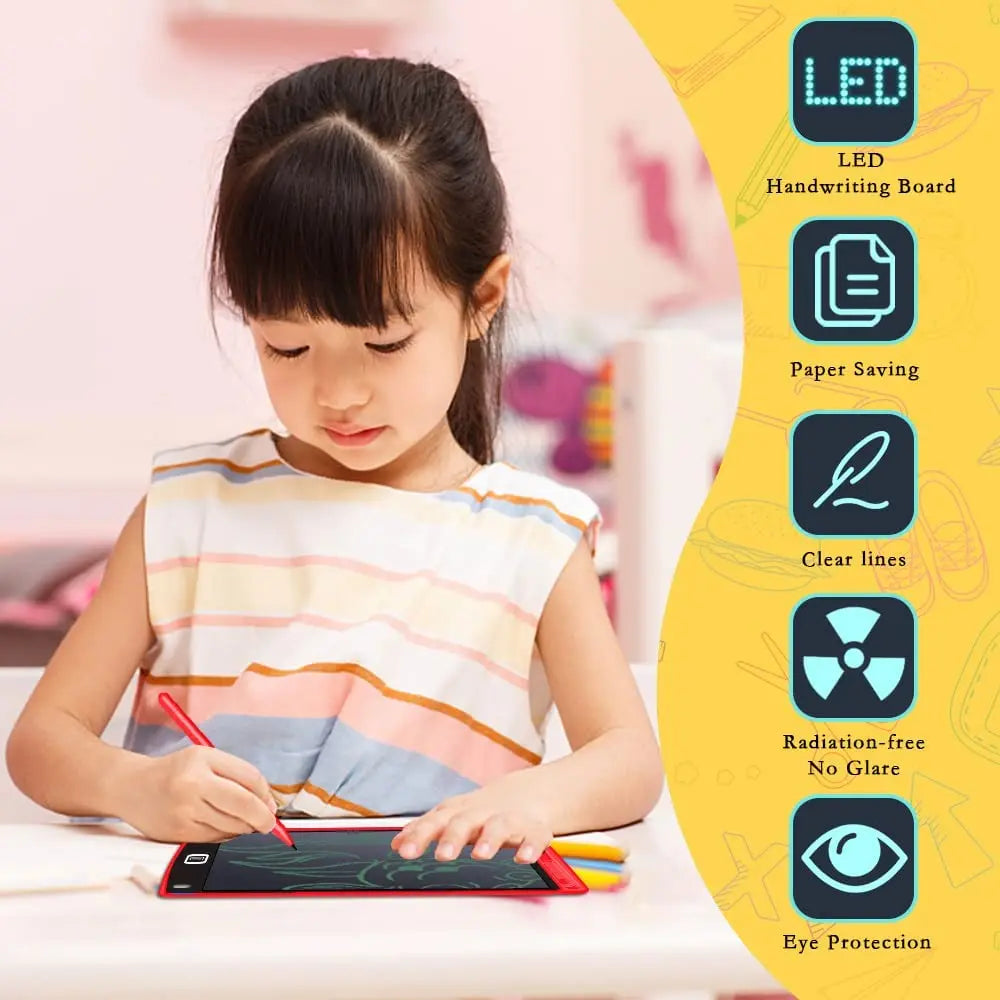 Toys for Children 8.5Inch Electronic Drawing Board LCD Screen Writing Digital Graphic Drawing Tablets Electronic Handwriting Pad Beauty Fashion