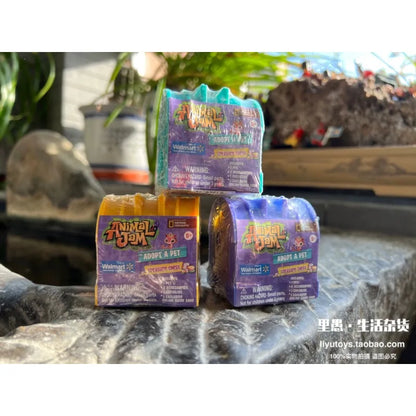 Genuine Animal Jam Blind Box Cute Kawaii Adopt A Pet Animals Doll Treasure Chest Collection Toy Model Kids Gifts Beauty World Shop