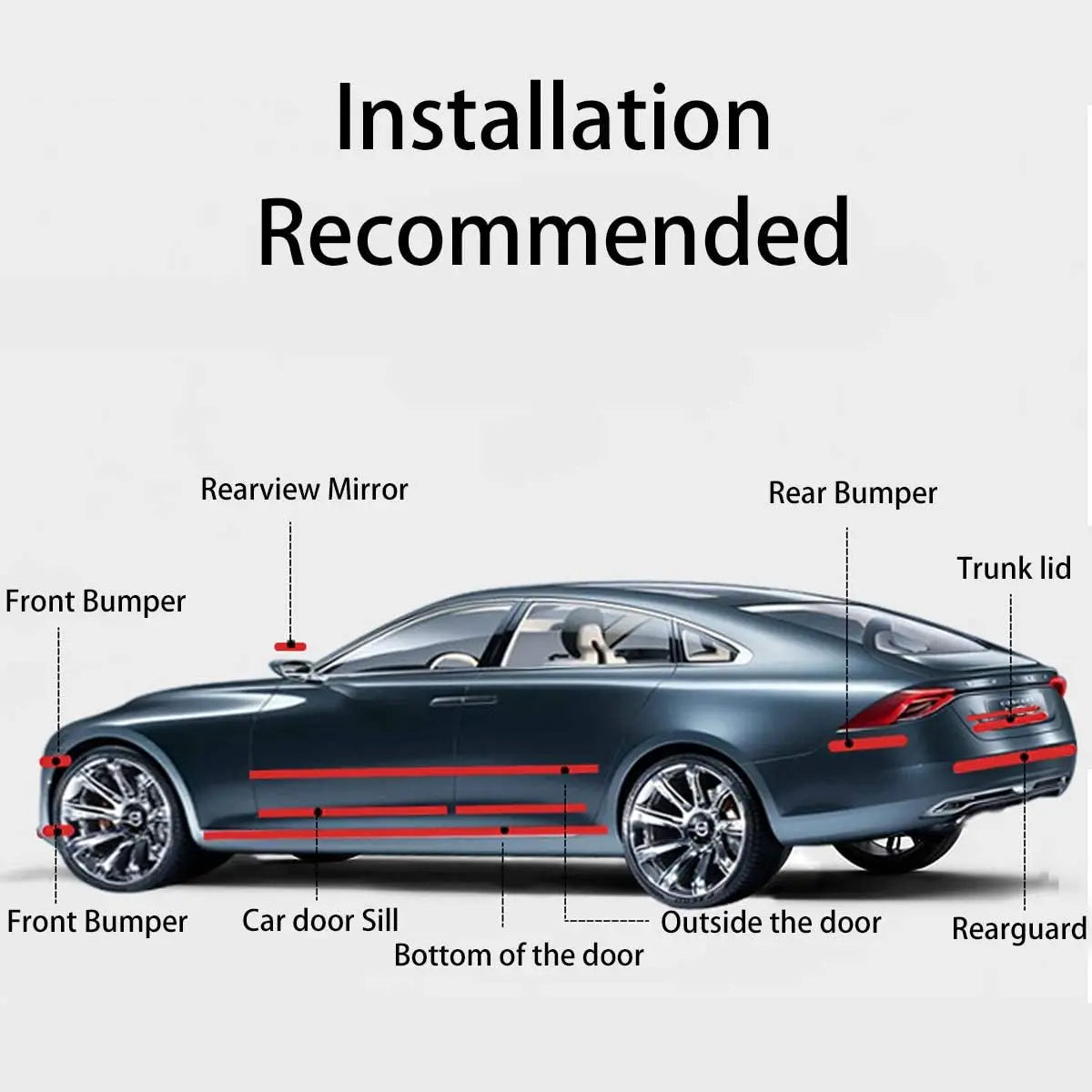 1-10m Nano Carbon Fiber Car 3D Tape Sticker Door Mirror Paste Protector Strip DIY Protection Protective Film Waterproof Adhesive Beauty World Shop